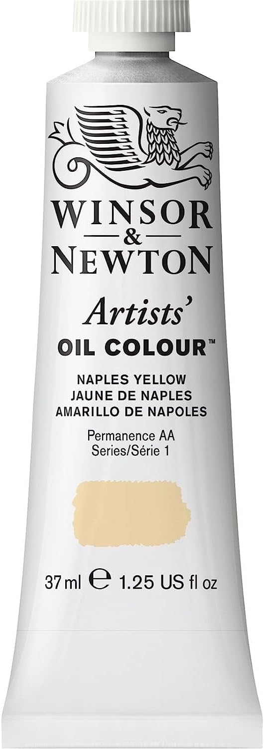 Winsor & Newton Artists' Oil Paint, 37ml Tube, Naples Yellow