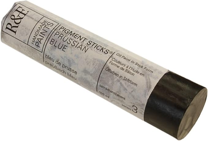 R&F Handmade Paints - Professional Oil Pigment Stick, Prussian Blue, 100 ml