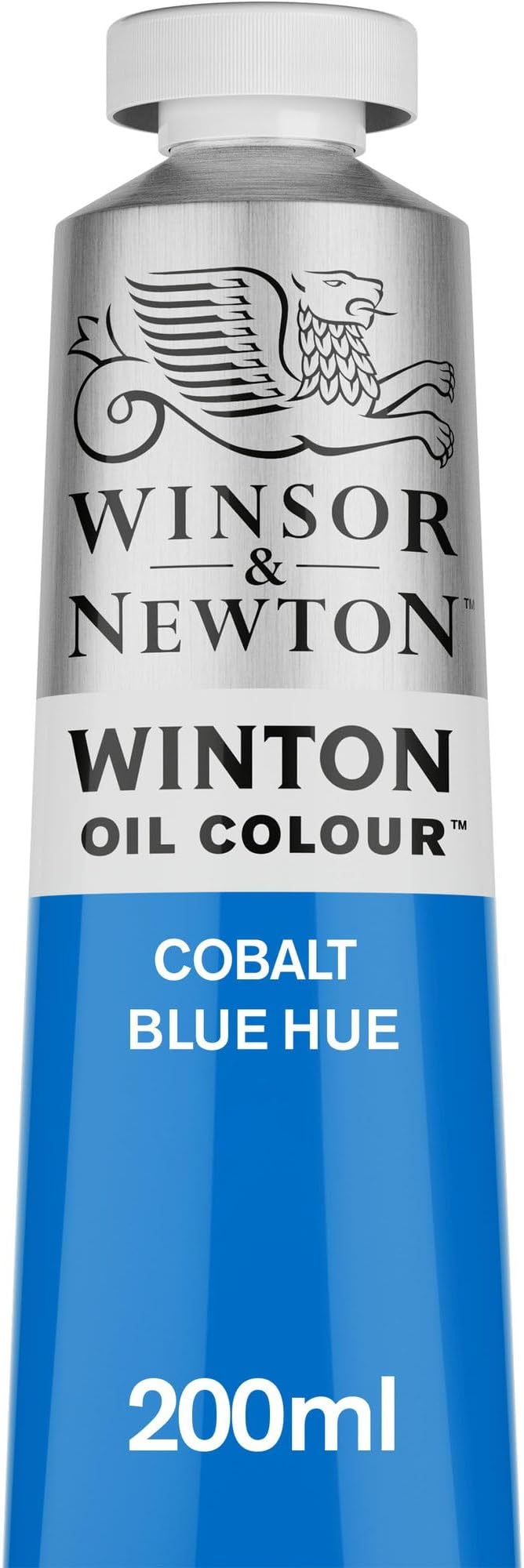 Winsor & Newton Winton Oil Color, 200ml Tube, Cobalt Blue Hue | High-quality pigments, Durable, Lightfast, Permanent, Uniform Consistency, Great Pigment Load