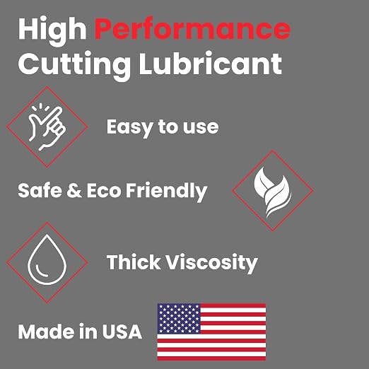 Cutting Paste for Drilling Metal - 2.5 Oz Tub (6-Pack) - Made in USA | Beeswax Cutting Oil for Drilling | High Performance Tapping & Cutting Wax | Saw Blade Lubricant & Drill Cutting Fluid