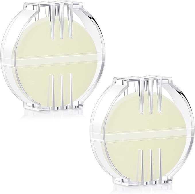 Maitys 2 Pcs Thread Wax Beeswax for Hand Sewing,Colorless, Clear Case | Conditioner for Embroidery Quilting, Strengthens Sewing Line Reduces Fraying, Clear Case Storage, Natural Beeswax Formula
