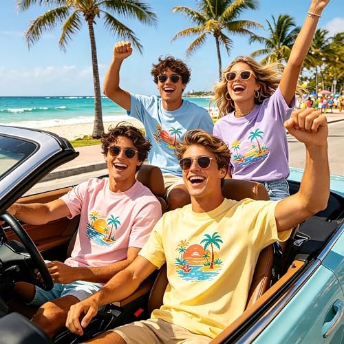 Joyclub 5 Pack Sublimation Shirts Blanks Bulk Polyester Unisex S-2XL | Wholesale crew neck short sleeve for heat transfer and vinyl; mixed sizes simplify team, event and small-batch planning gifts