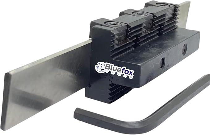 Lathe Adjustable Type Parting Cut Off Tool Holder 10mm Shank With 3/4" HSS Blade | Metal Lathe machine | T Type Cut Off Quality | Steel Tool - Hardened and Precisely Ground