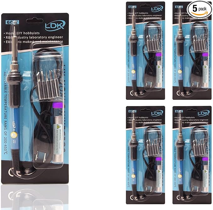 5 Pack Bulk LDK Soldering Iron Kits