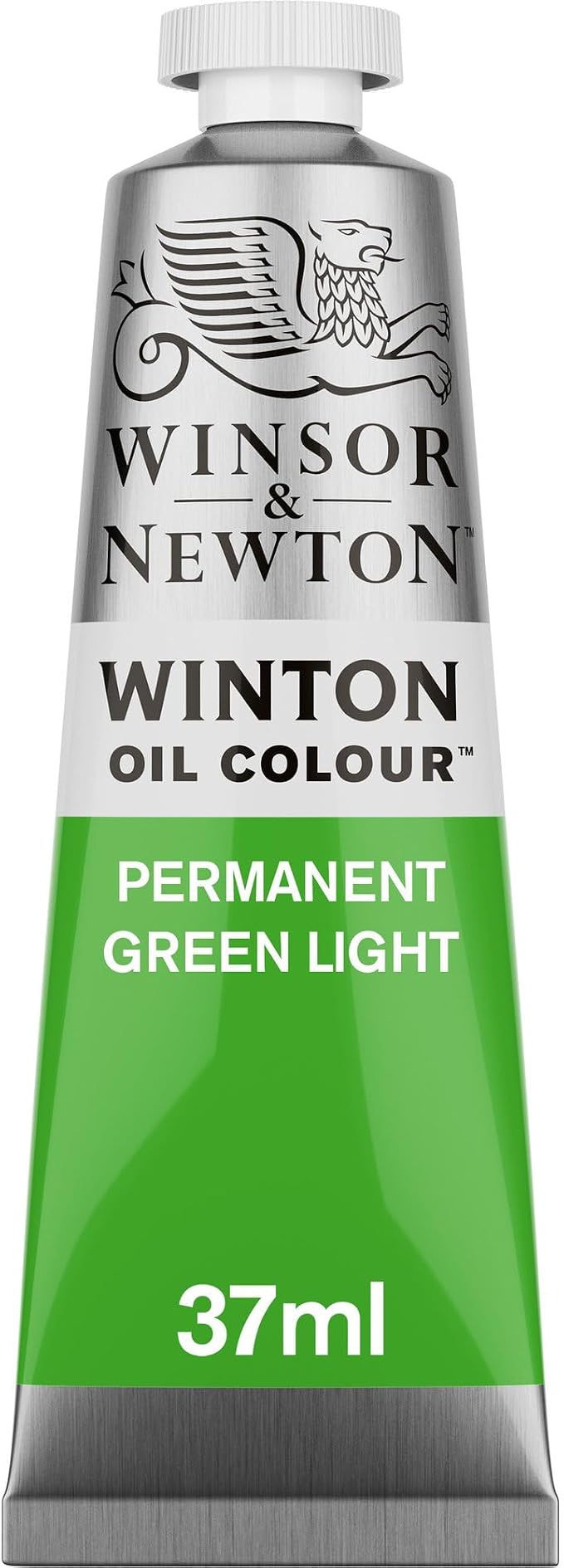 Winsor & Newton Winton Oil Color, 37ml Tube, Permanent Green Light | High-quality pigments, Durable, Lightfast, Permanent, Uniform Consistency, Great Pigment Load