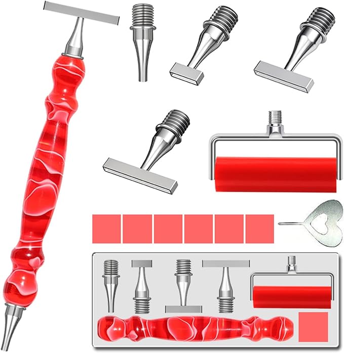 LEIYULY 13 PCS Thin Diamond Art Pens, Ergonomic Diamond Art Accessories