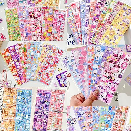 100 Sheets Stickers Deco Stickers,Photocards Journaling Anniversary Family Photo Album Arts Crafts Scrapbooking