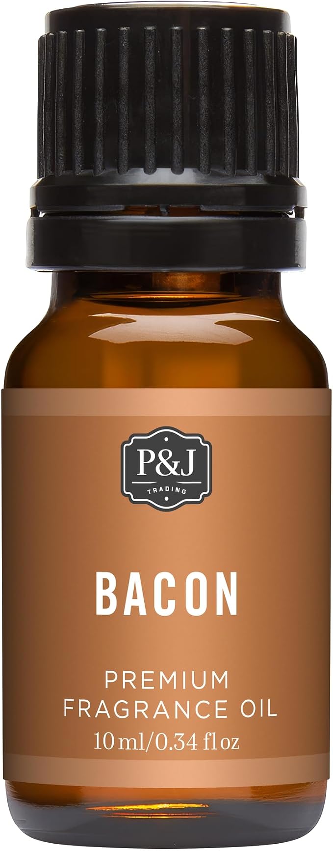 P&J Trading Fragrance Oil for Diffusers for Home - Bacon 10ml Fragrance Scents for Candle Making - Soap Making Supplies & Car Diffuser Scents