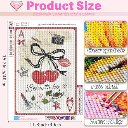 Coquette Diamond Art Kits for Adults Diamond Painting Kit for Adults