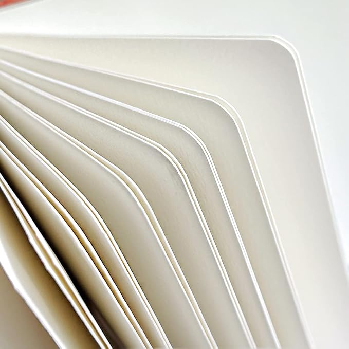 Watercolor Paper Sketchbook,5"x5" 20 Sheets 140lb/300gsm Heavyweight Paper