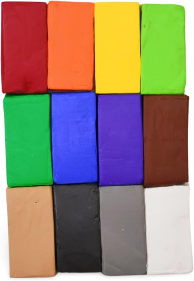 Sculpey III: Multipack: Classics - 12 Color Variety, 1oz Bars, Polymer Oven Bake Clay, Non-Toxic, Sculpting-Jewelry-Craft Projects, DIY Art Supplies