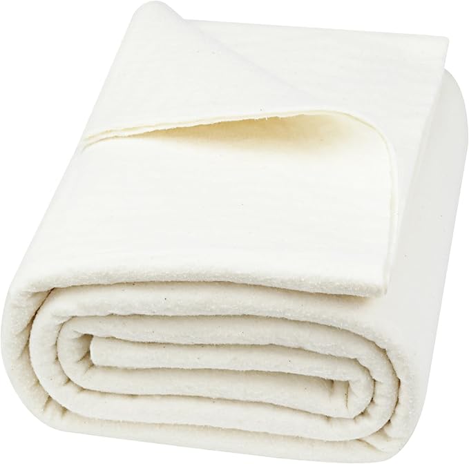 71" x 79" Grinding Natural Cotton Quilt Batting, Quilt Batting for Quilts