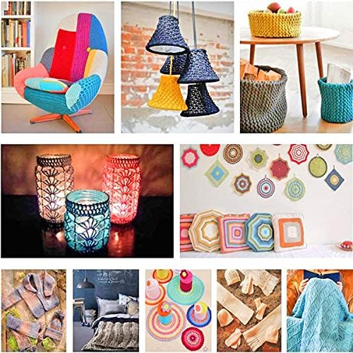 URWOOW 100 Pcs Crochet Hook Set with Yarn Knitting Needles
