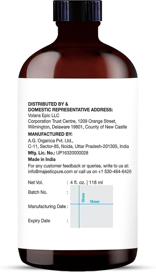 Majestic Pure Tea Tree Essential Oil for Diffuser - 4 Fl Oz | 100% Pure and Natural Tea Tree Oil for Hair, Skin Care, Carrier Oil Blend, Aromatherapy, Soap and Candle Making Scent