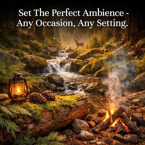 P&J Trading - Woodland Set of Scented Oils - Cedar, Warm Rustic Woods, Moss, Redwood Forest, Mountain Air, Evergreen Forest Fragrance Oils for Candle Making, Soap Making, Diffuser Oils