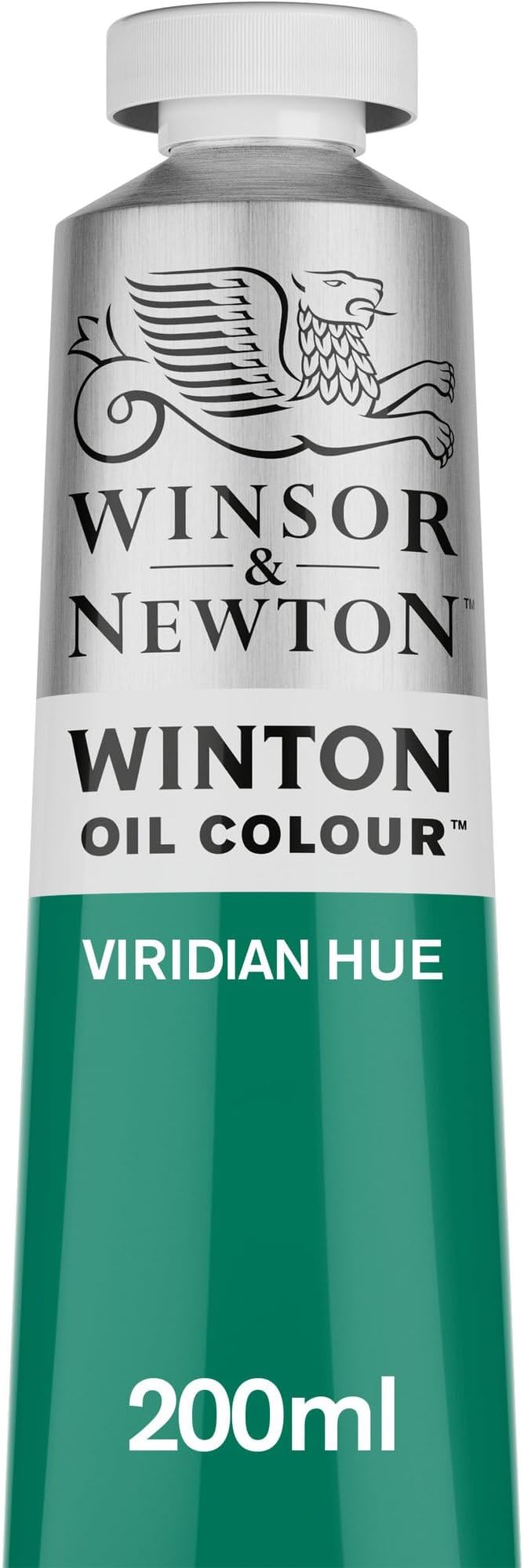 Winsor & Newton Winton Oil Color, 200ml Tube, Viridian Hue | High-quality pigments, Durable, Lightfast, Permanent, Uniform Consistency, Great Pigment Load