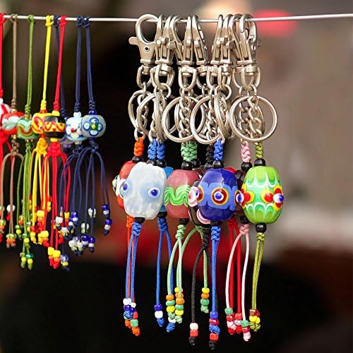 Selizo 120Pcs Swivel Snap Hook and Key Rings with Chain for Keychain Lanyard