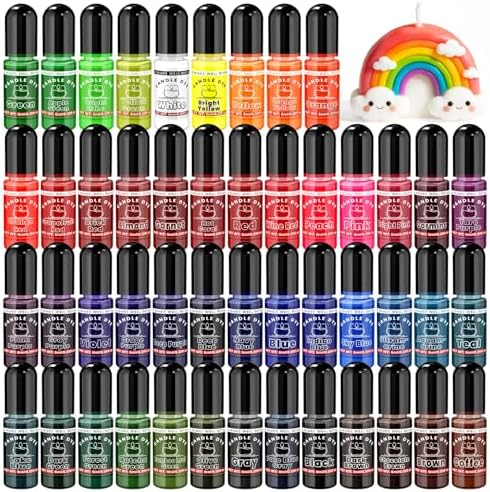 Candle Dye - 48 Colors Liquid Candle Color Dye
