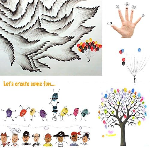 Lsushine 15 Colors Craft Ink Pads, Washable Stamp Pads for DIY Stamping | Ink Pad Set for Rubber Stamps, Finger Painting, Crafts on Paper, Wood, Fabric, Scrapbooking, DIY & Back to School Supplies