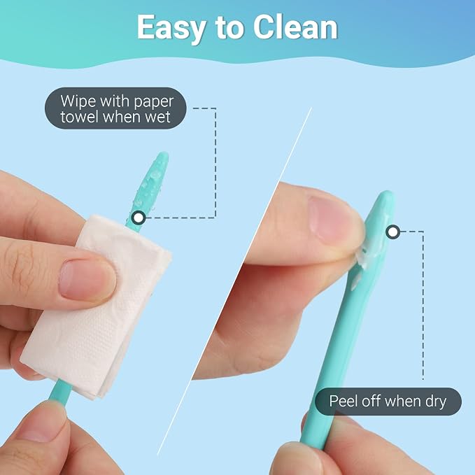 Gartful Colored Silicone Stir Sticks, Epoxy Resin Mixing Sticks Reusable Stirring Rods for Art Supplies, DIY Crafts Resin, Paint Mixing, Craft Supplies, Tumbler Making, Face Mask Spatula,Turquoise