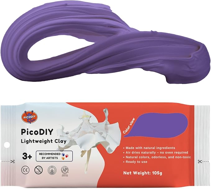 Air Dry Clay Lightweight, Flexible Modeling Clay for Adults Arts and Crafts