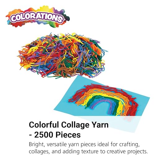 Colorful Collage Yarn 2500 Pieces