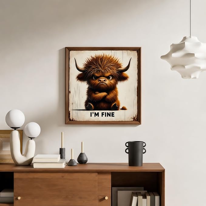 XSJDBYYQ Highland Cow Diamond Art Kits for Adults, 5D DIY Diamond Painting