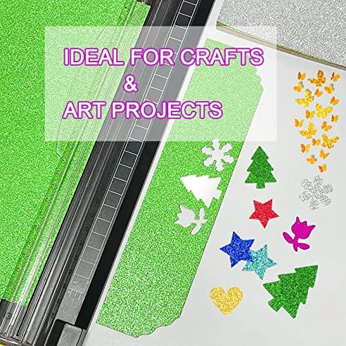 10 Sheets Glitter Decorative Cardstock Paper 30 X 20cm A4 Paper for Card DIY Crafts Card Scrapbook Decoration for Easter Juneteenth Father Day Graduation Decorations