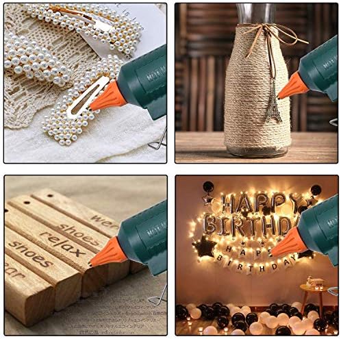 BOSWELL 150W Full Size Hot Glue Gun with 6 Copper Nozzles, Luxury Set