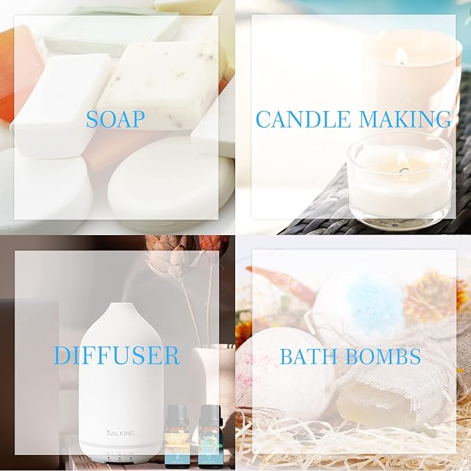 SALKING Summer Fragrance Oils Set, Essential Oils Set for Diffuser for Home