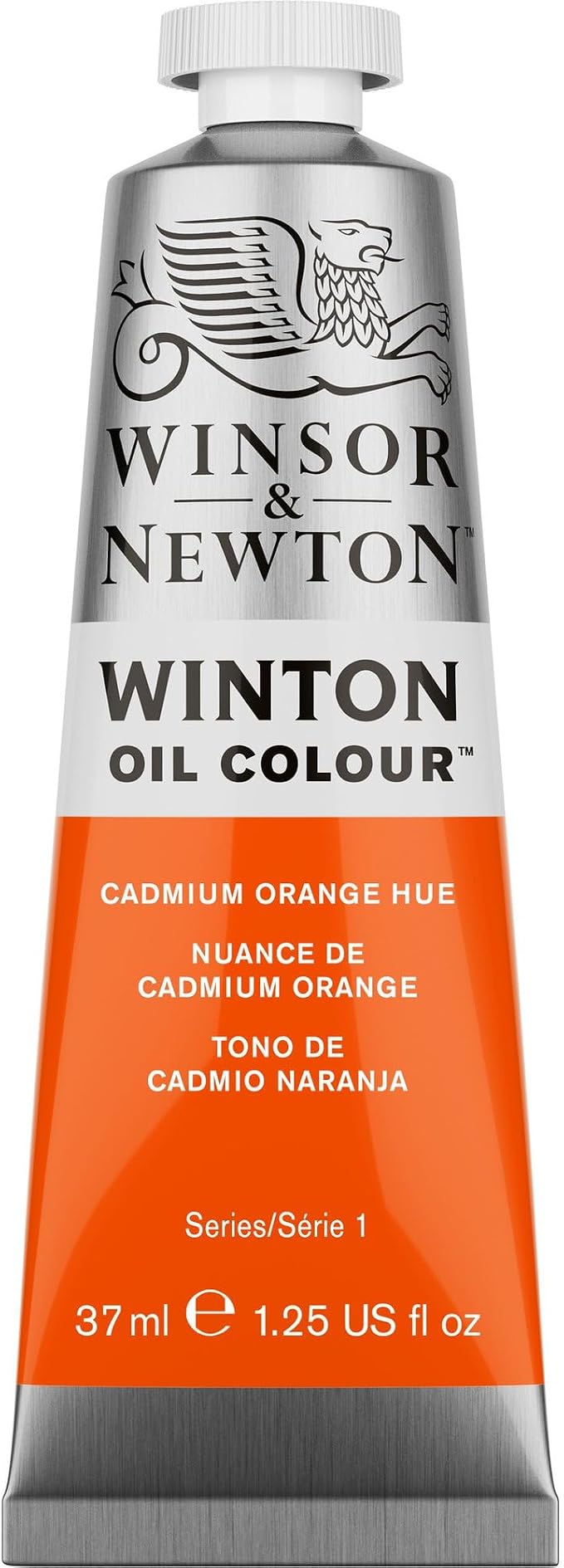 Winsor & Newton Winton Oil Color, 37ml Tube, Cadmium Orange Hue | High-quality pigments, Durable, Lightfast, Permanent, Uniform Consistency, Great Pigment Load
