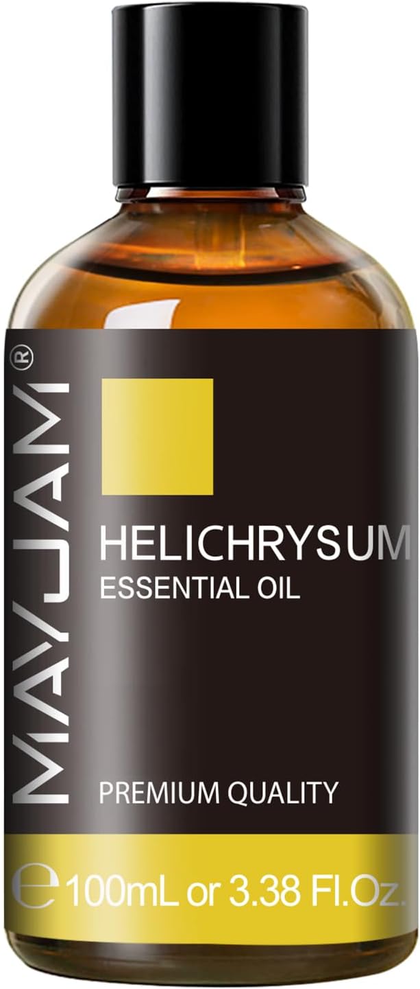 MAYJAM Helichrysum Essential Oil for Diffuser Soap Candle Making, 3.38FL.OZ