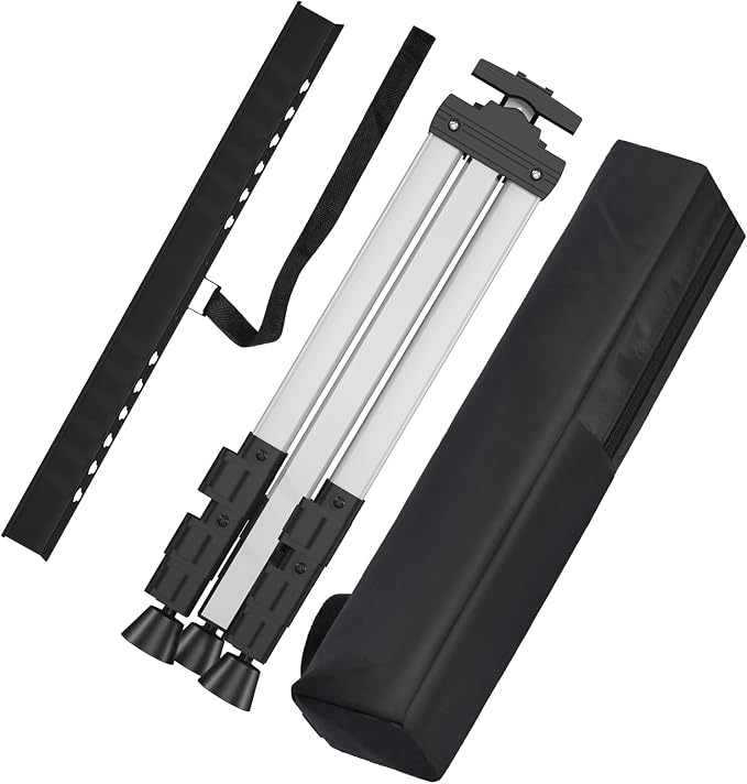 Art Painting Easel Stands, Adjustable Display Tripod Artist Sign Easels | Portable 66 inches Aluminum Metal Silver Floor Stands with 2 Bags for Table-top/Floor Drawing, Sturdy for Canvases Displaying