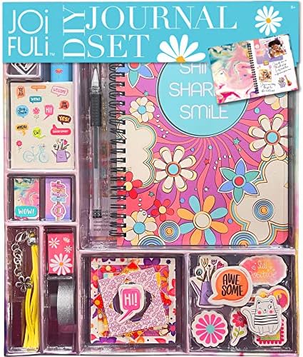 JOiFULi DIY Journal Set for Girls Gifts Ages 8 9 10 11 12 13 Years Old and Up