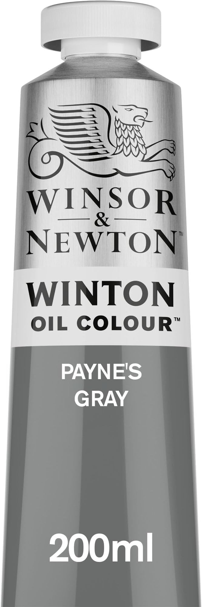 Winsor & Newton Winton Oil Color, 200ml Tube, Payne's Gray | High-quality pigments, Durable, Lightfast, Permanent, Uniform Consistency, Great Pigment Load