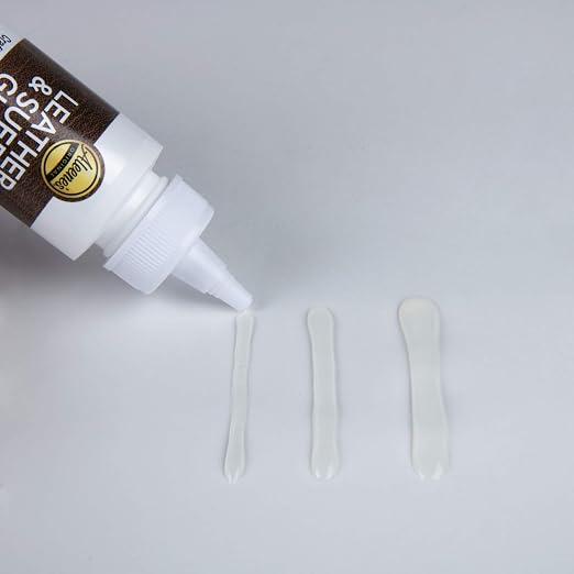 Aleene's Leather & Suede Glue, Adhesive for Crafts, Embellishments, Light Repairs, Leather Projects 2 fl oz