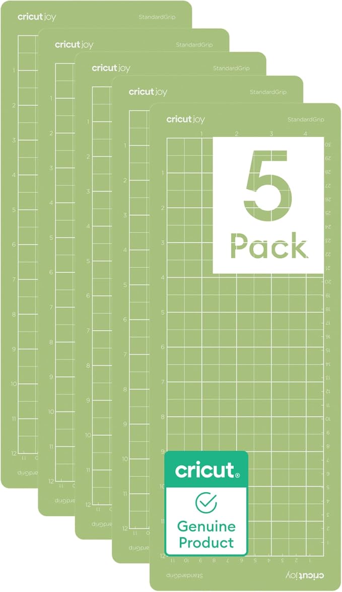 Cricut StandardGrip Cutting Mat Pack (5 Count, 4.5in x 12in
