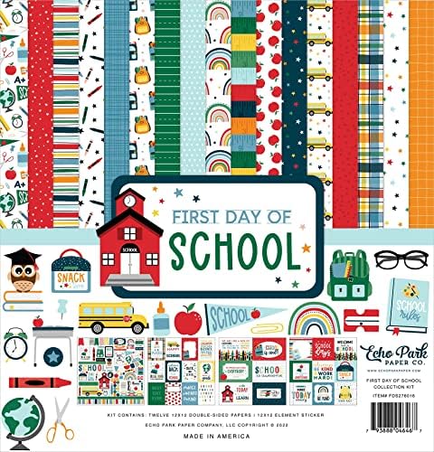 Echo Park Collection Kit 12"X12" - First Day of School