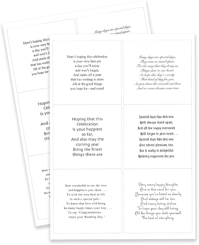 Katy Sue Designs Wonderful Days Peelables Stickers for Card Making. 48 Peelable Verses & Sentiments/Peel Offs for Card Making Supplies, Card Making Accessories, & Card Making Embellishments