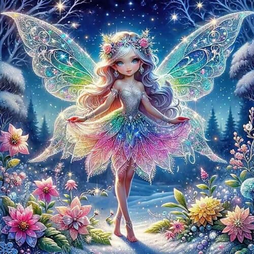 Axquilon Fairy Diamond Art Kits for Adults 14x14inch