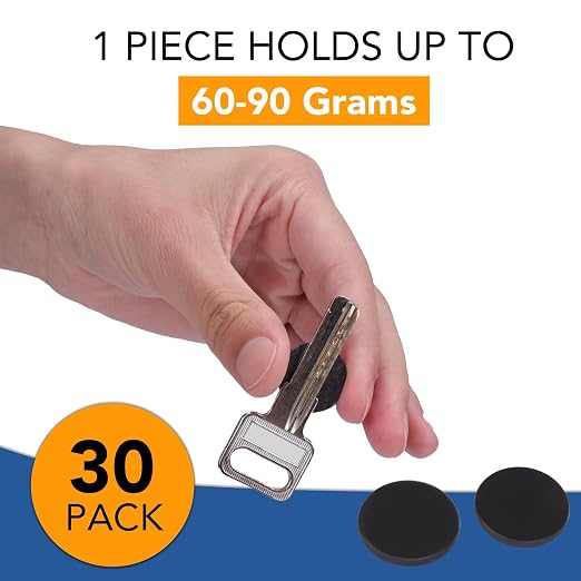 DIYMAG Magnets with Adhesive Backing, 30P Flexible Fridge Magnetic Dots