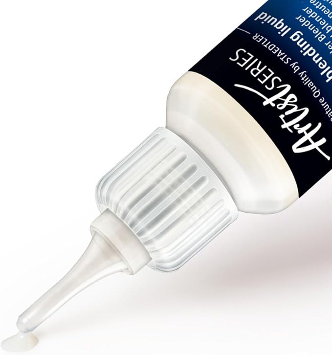 STAEDTLER Pigment Arts Multi Ink Blending Liquid, 50ml: Marker Blending Solution for Smooth Color Mixing, Gradients & Mixed Media – Art Supply for Illustration, Manga, Coloring & Creative Projects