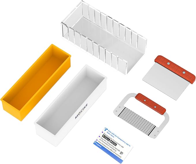 Premium Acrylic Soap molds Making Kit - Craft Exquisite DIY Soaps with Precision (Hard Soap Cutter Kit)