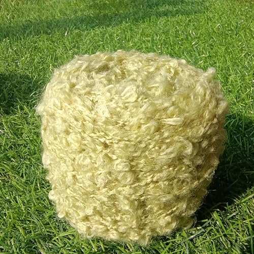 50g Soft Plush Wool Acrylic Fancy Loop Yarn for Doll Hair Making,A3