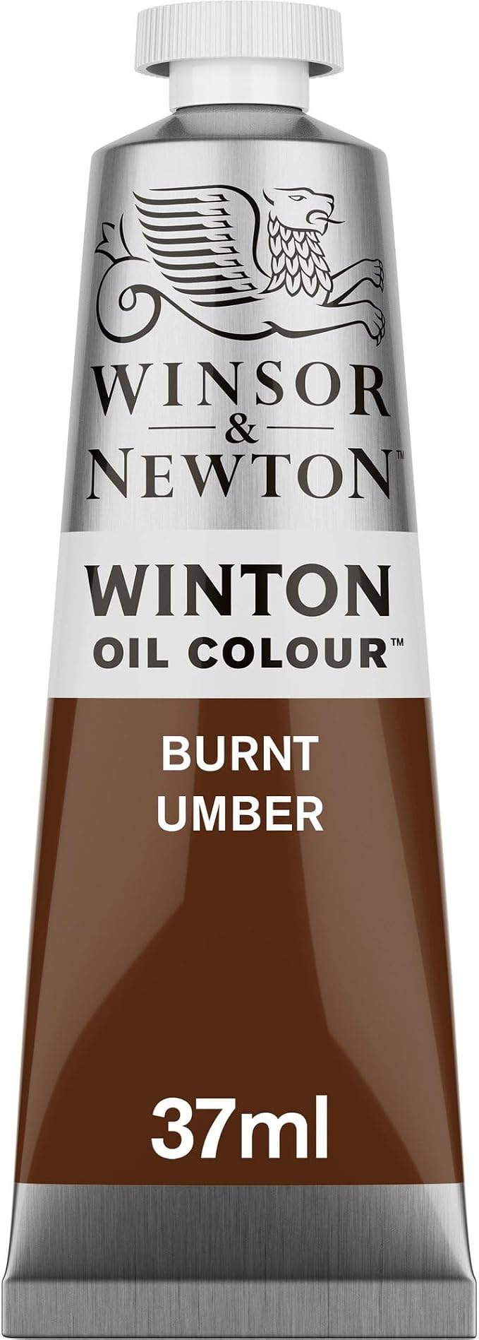 Winsor & Newton Winton Oil Color, 37ml Tube, Burnt Umber | High-quality pigments, Durable, Lightfast, Permanent, Uniform Consistency, Great Pigment Load
