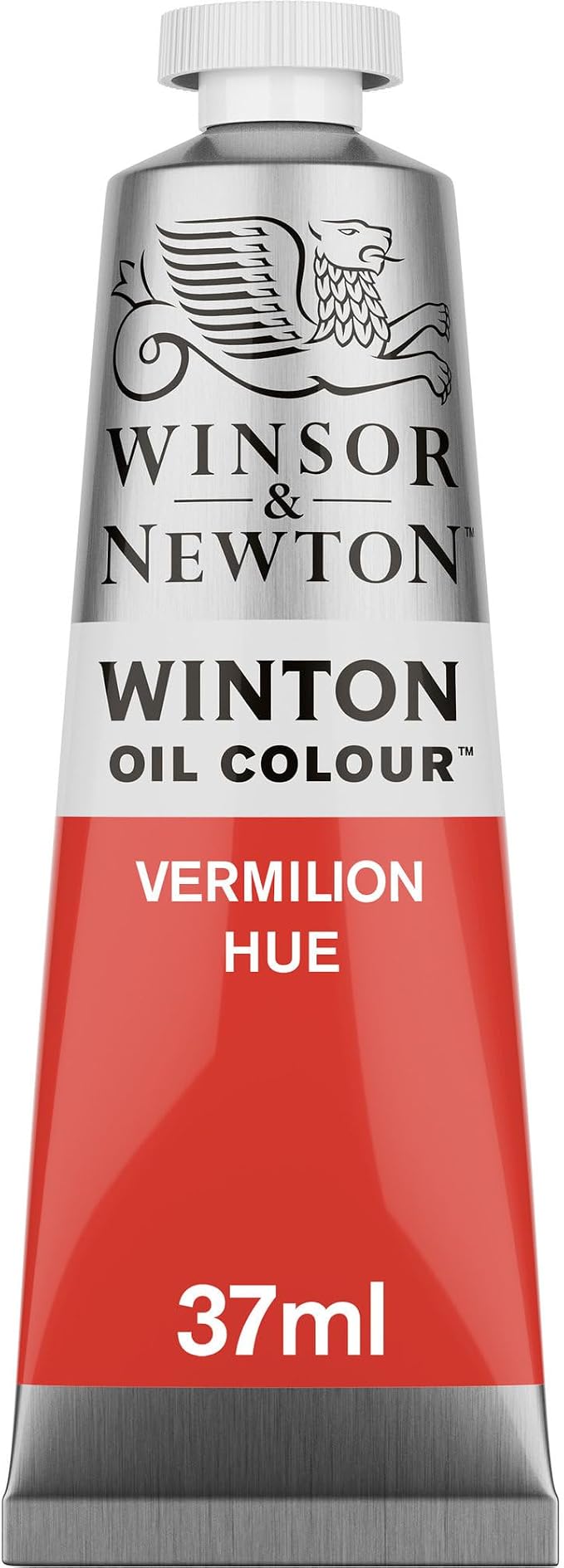 Winsor & Newton Winton Oil Color, 37ml Tube, Vermilion Hue | Artist pigments, Durable, Lightfast, Permanent, Uniform Consistency, Great Pigment Load