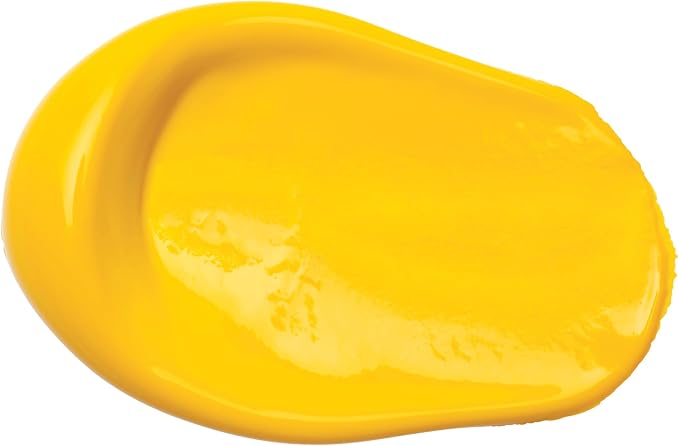 Liquitex BASICS Acrylic Paint, 32-oz Jar, Cadmium Yellow Medium Hue | Medium Viscosity, Satin Finish, Lightfast, Fine Art Pigments, Range of Opacities, Easy Blending
