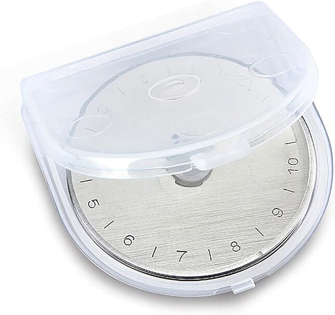 45mm Rotary Cutter Blades 5-Pack Replacement Blades Fits Fits Fiskars, OLFA,Martelli,Dremel,Truecut,DAFA for Quilting Scrapbooking Sewing Arts & Crafts Sharp and Durable Cutter Blade (silver)