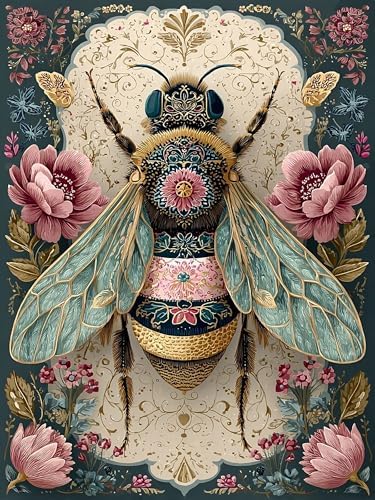 Zythron Bee Diamond Art Kits for Adults,Diamond Painting Kits for Beginner