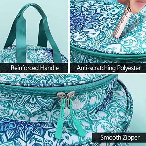 FINPAC Embroidery Project Bag, Embroidery Kits Storage Carrying Tote Bag
